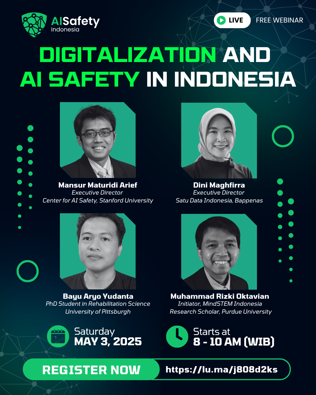 Webinar Digitalization and AI Safety in Indonesia